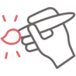 Aplicação da resina